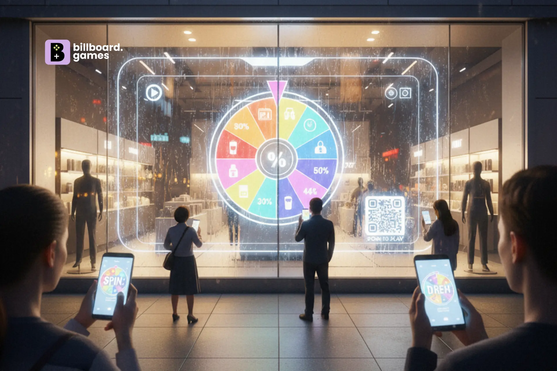 Schaufenster, das zurückwinkt: Gamification im Handel