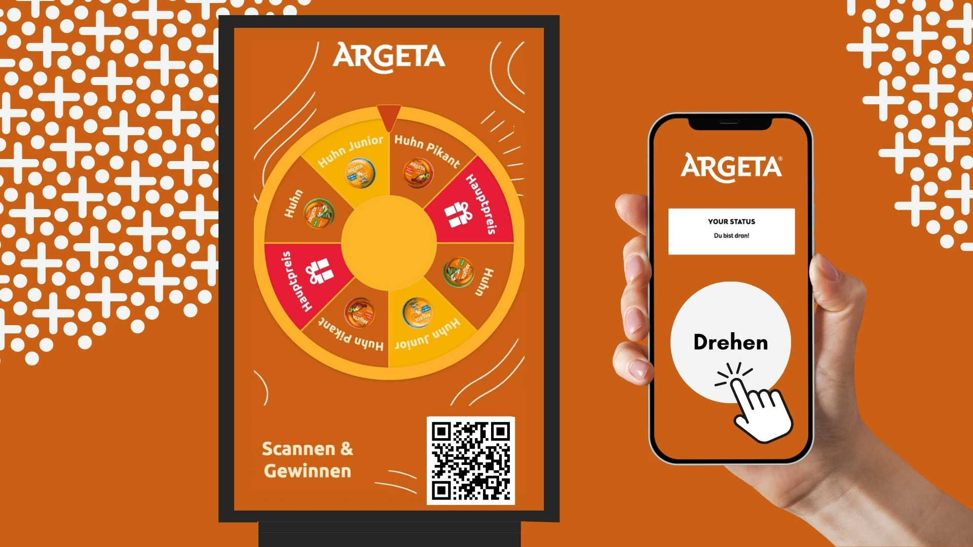 Argeta Promotion Glücksrad