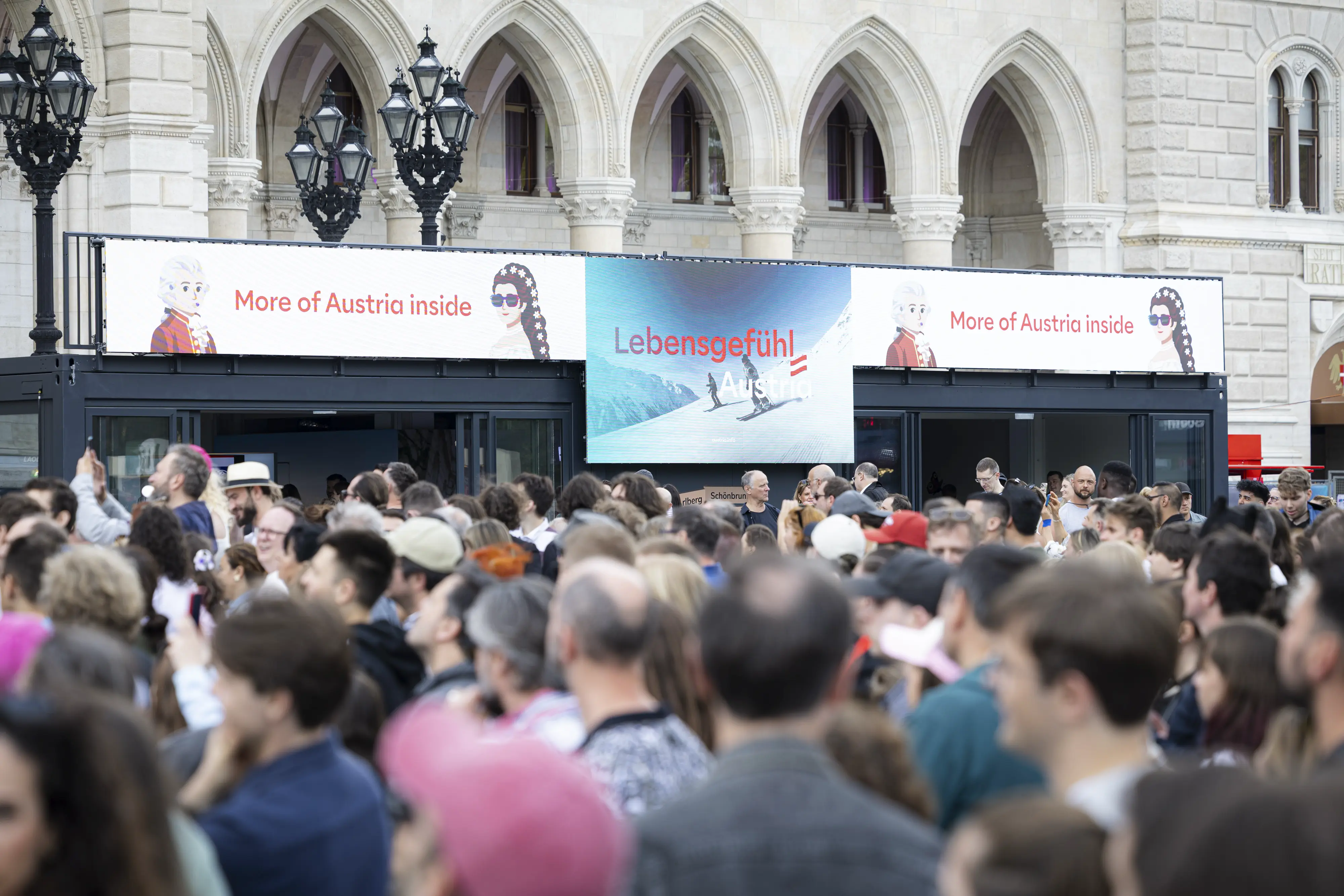Austria Tourism activation at the ESC area