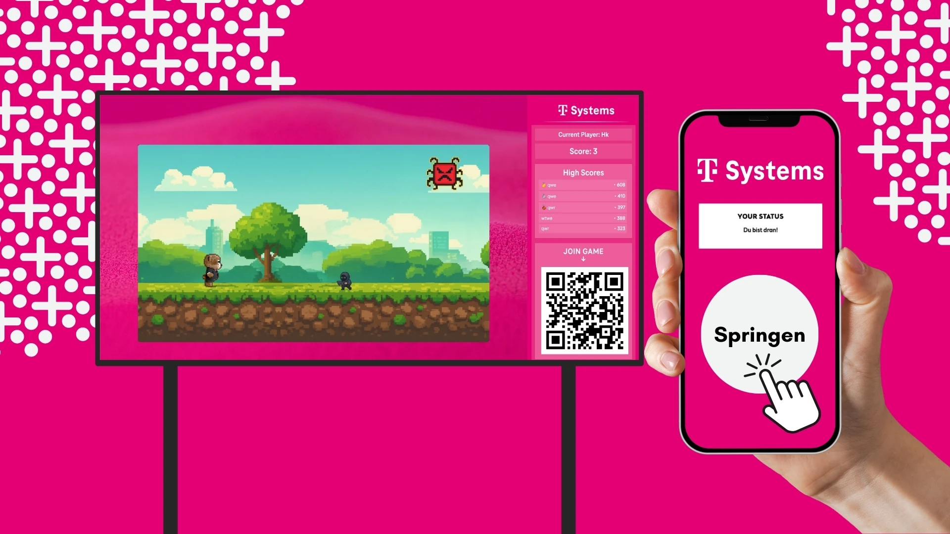 T-Systems Cyber Security Jump’n’Run